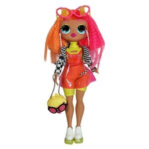 LOL Surprise OMG Neonlicious Fashion Doll Articulated for Posing 11 Pieces READ